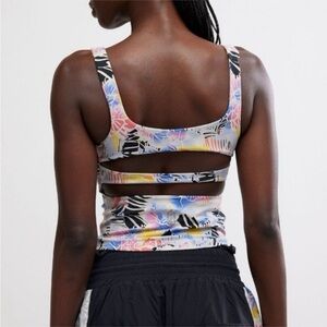 FP Movement by Free People Multicolor Floral-Print Cutout Tank